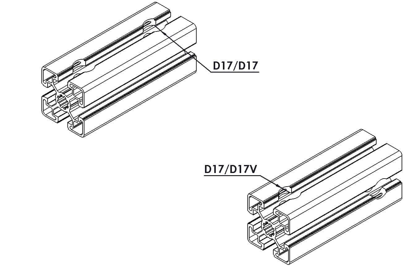 Aluminium Vierkantrohr [45 X 45 X 2 Mm Länge: 1.000 Mm
